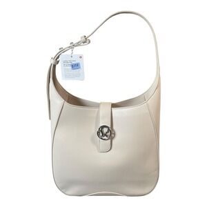 Lululemon Cactus Leather Shoulder Bag 8L Cashew With Silver Hardware & Dust Bag
